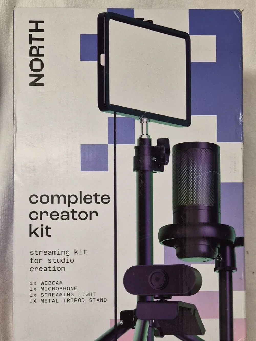 Complete Creator Kit Streaming Webcam & Microphone - Black